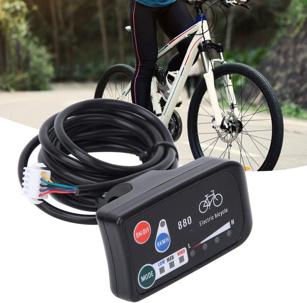 Qcwwy KT LED880 Fahrradmessgerät, Kompaktes, Leichtes Design für Fahrparameter, Einfache Installatio