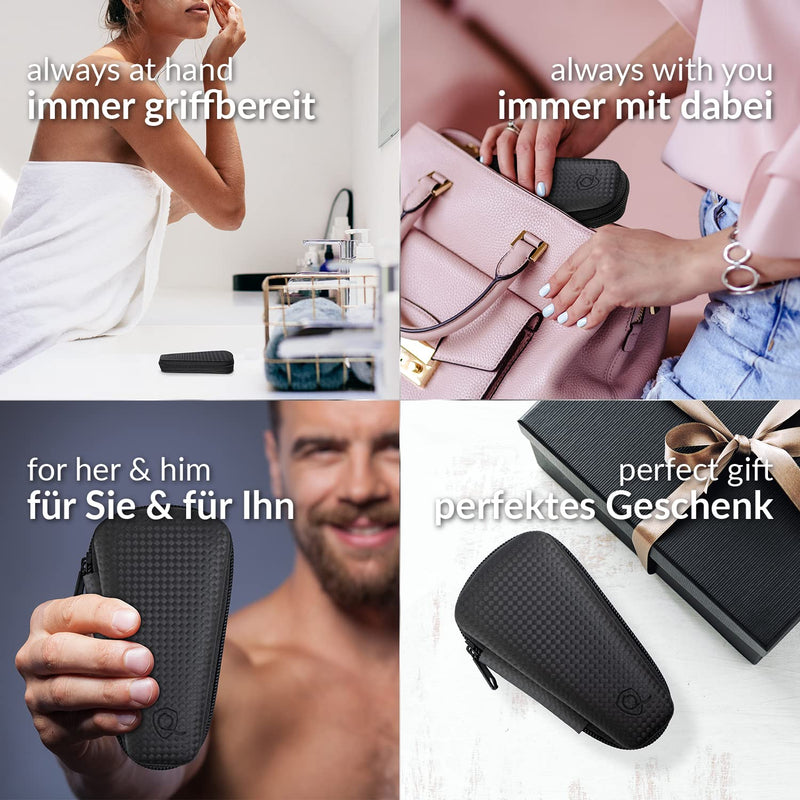 marQus Nagelset Herren und Damen 5 teilig - Feile aus Solingen - Maniküre Set Herren und Damen, Nage