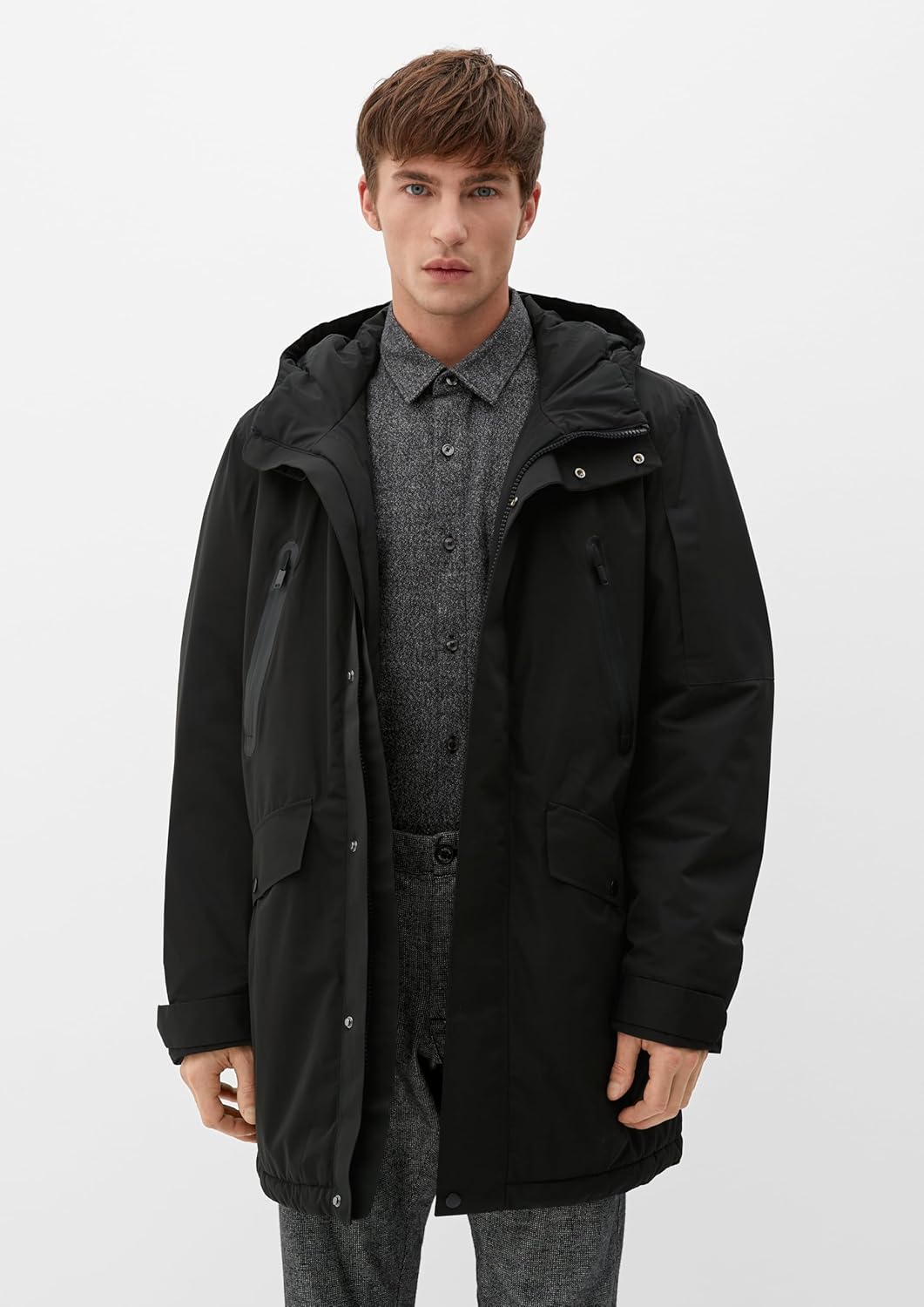s.Oliver Herren Steppjacke S Schwarz, S Schwarz