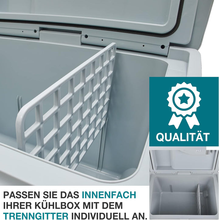 TOM 2in1 XXL Kühlbox 40l mit Kühl- und Heizfunktion – elektrische Coolbox mit Rollen – 230V & 12V St