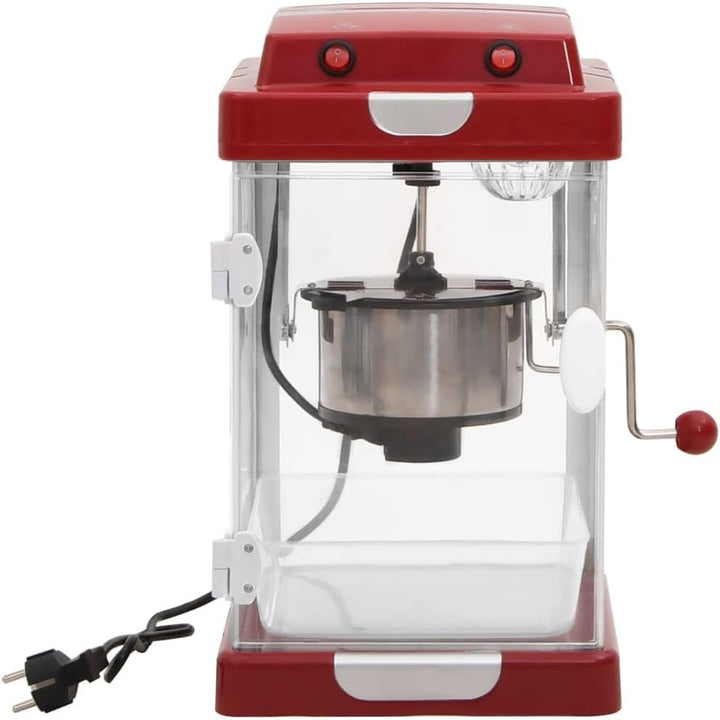 Popcornmaschine Kino-Style mit Edelstahlkessel 2,5 OZ, kompakt und platzsparend für Heimkino, Party