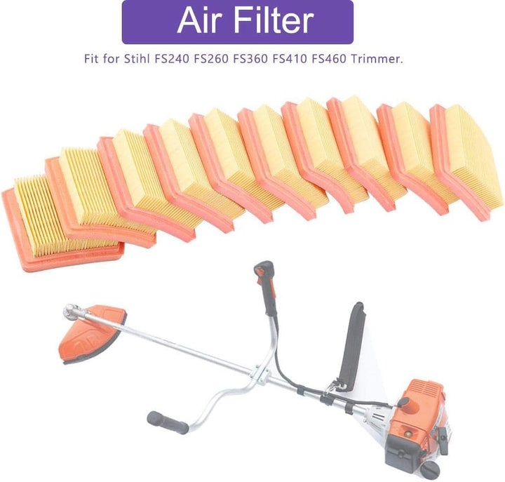 10pcs Luftfilter Reiniger für FS410 FS460 FS240 FS260 FS360 Trimmer