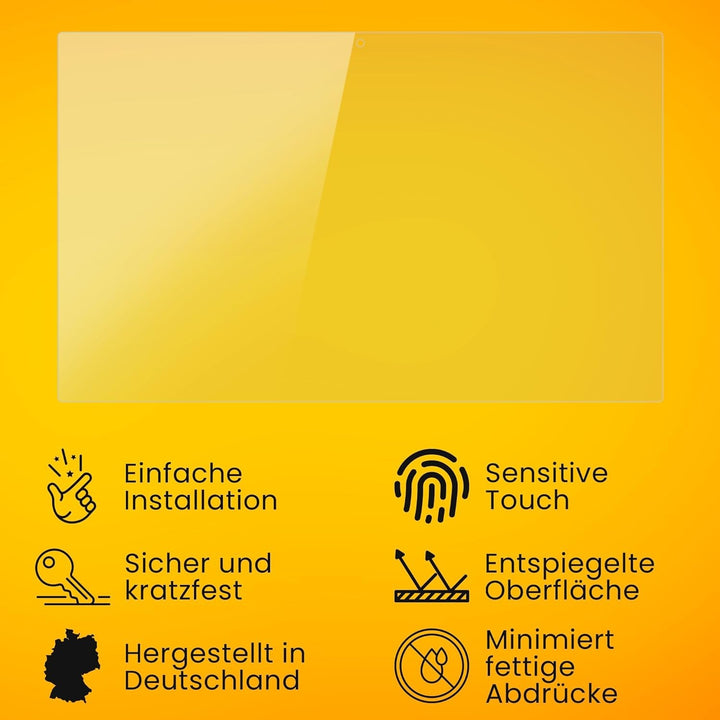 atFoliX Panzerfolie kompatibel mit Xoro MegaPad 2154 V2 Schutzfolie, entspiegelnde und stossdämpfend