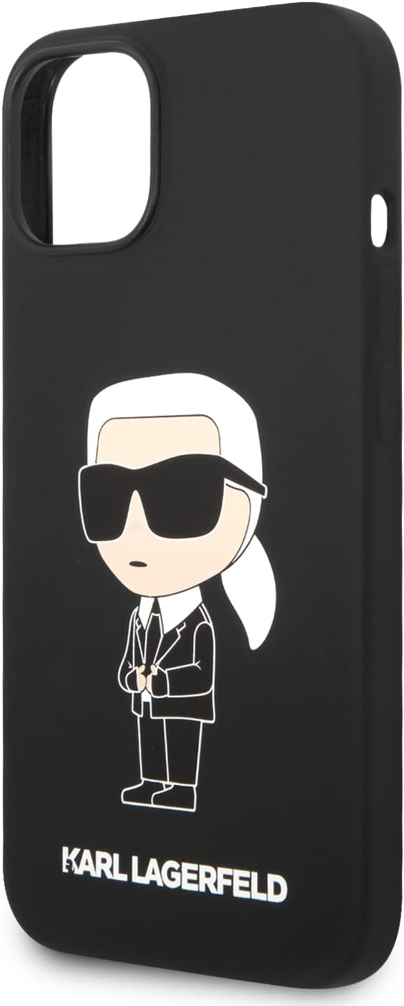 KARL LAGERFELD KLHCP14MSNIKBCK Hülle für iPhone 14 Plus 6,7" hardcase Schwarz SI
