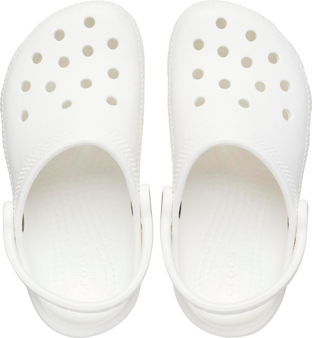 Crocs Unisex Kids Classic Clog K Clog 27/28 EU Weiss, 27/28 EU Weiss