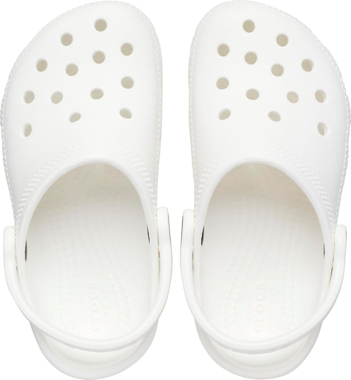 Crocs Unisex Kinder Classic Clog K Holzschuh 28/29 EU Weiss, 28/29 EU Weiß