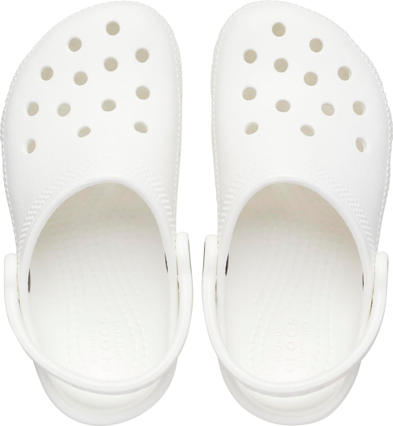 Crocs Unisex Kids Classic Clog K Clog 27/28 EU Weiss, 27/28 EU Weiss