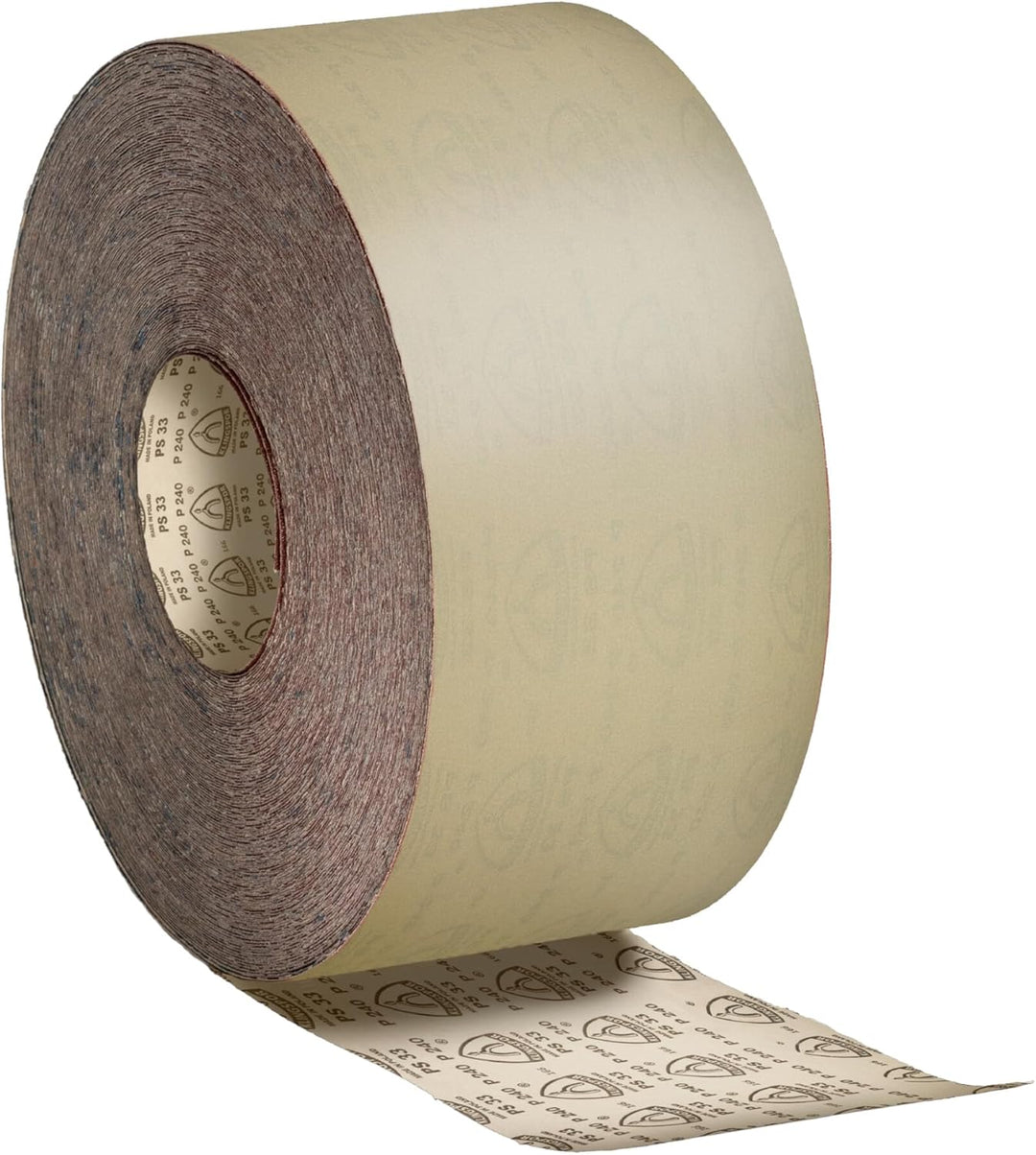 Klingpsor 153177 PS 33 B, Rollen mit Schleifmittel auf Unterlage mit Papierträgern, 115X50000, 150,