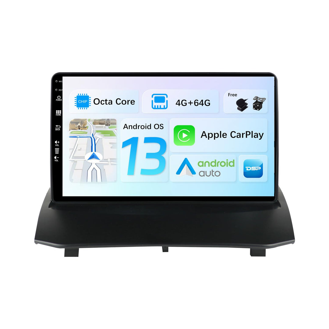 JOYX Android 12 IPS Autoradio Passt für Ford Fiesta (2008-2019) - 4G+64G - Eingebaut DSP/Carplay/And