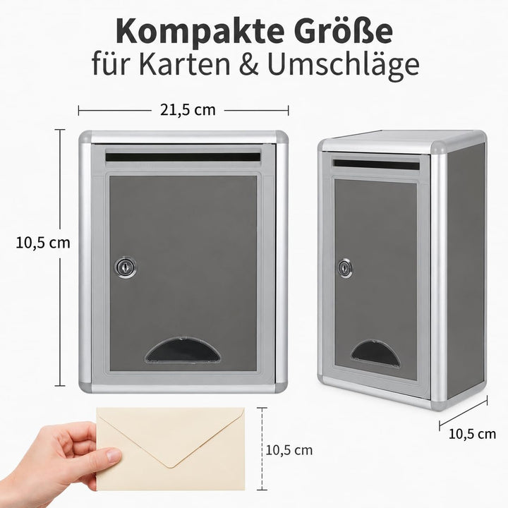 Gadpiparty Briefkasten, Spendenbox AbschliessBar, für Unternehmen Beschwerdebox Wasserdicht Sicher