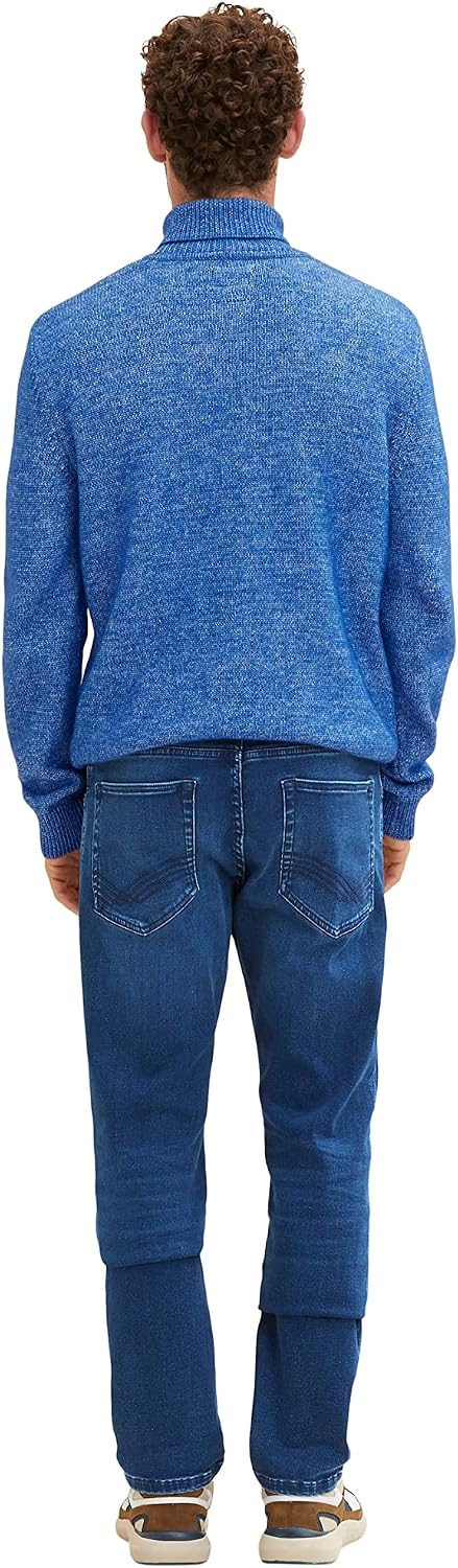 TOM TAILOR Herren Jeans 33W / 34L 10119 - Used Mid Stone Blue Denim, 33W / 34L 10119 - Used Mid Ston