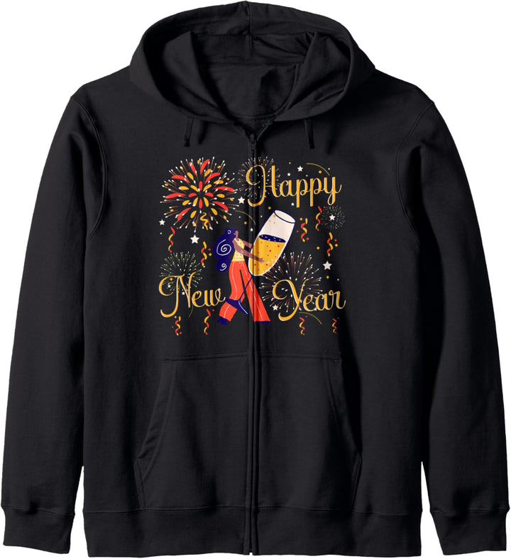 Happy New Year. Kapuzenjacke