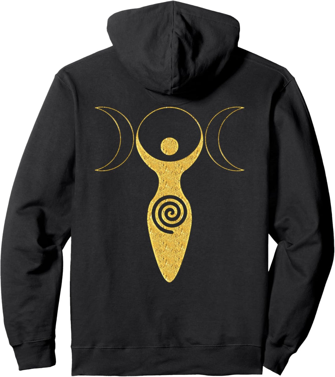 Mother Earth Gaya Trinity Goddess Spiral 3 - Fan Fun Pullover Hoodie