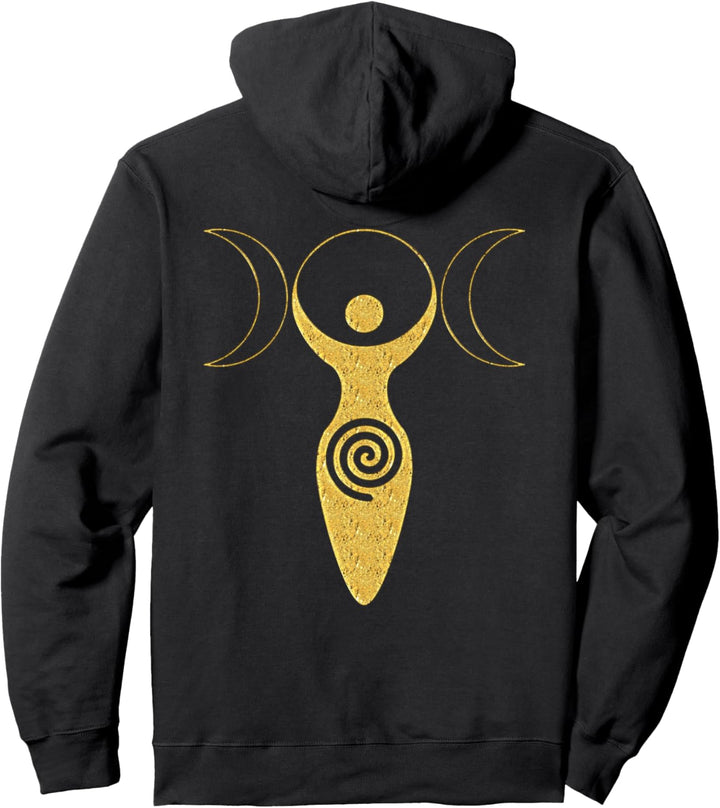 Mother Earth Gaya Trinity Goddess Spiral 3 - Fan Fun Pullover Hoodie