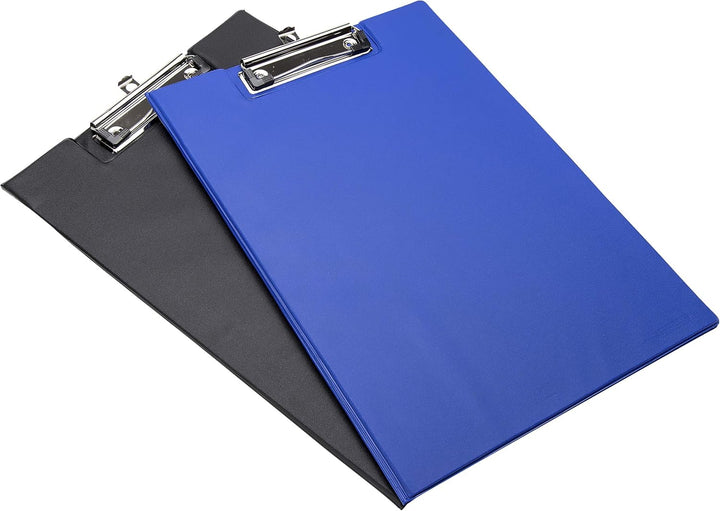 Stück Klemmbrett A4 OFFICE POINT Klemmbrettmappe BLAU Aufklappbare Klemmbrettmappe Schreibplatte mit