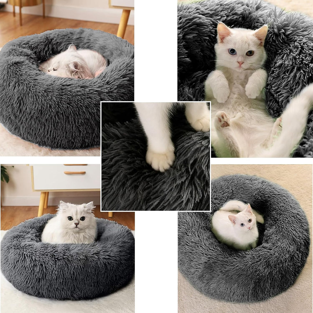 CALIYO Katzenbett Flauschig, Hundebett Kleine Hunde, Katzenkissen Hundekissen Waschbar, Trocknergeei