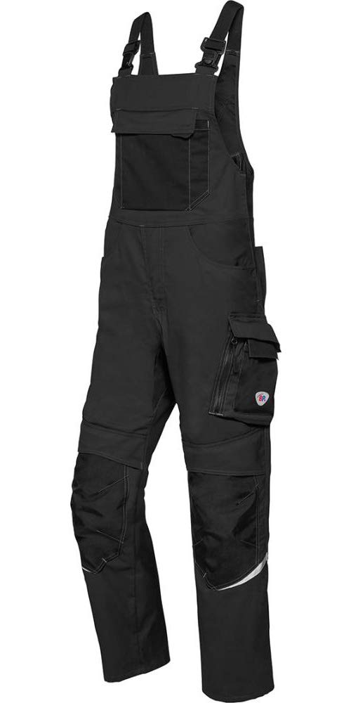 BP 1979-570-0032 Latzhose mit Kniepolstertaschen - Stretch-Hosenträger - Verstellbarer Bund - 65% Po