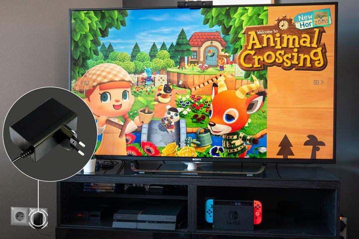 Lioncast Netzteil für Nintendo Switch/Switch Lite mit 1,8m Ladekabel | Ladegerät 15V via USB-C (Cont