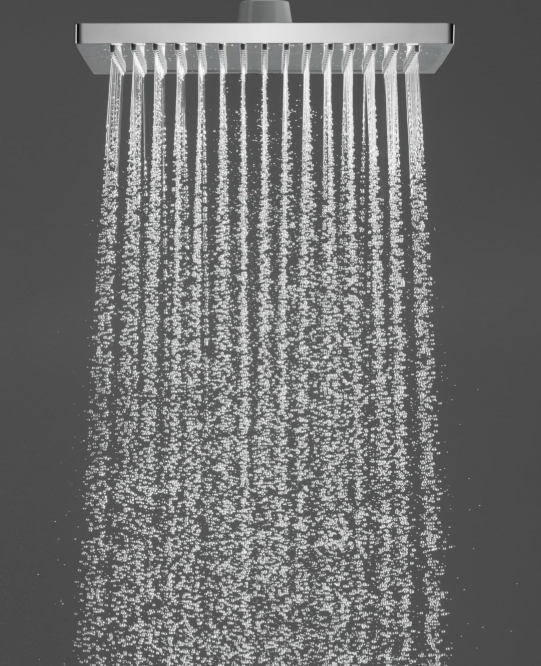 hansgrohe Crometta E Duschkopf, Kopfbrause 240mm, Niederdruck, Chrom Chrom eckig 1 Strahlart / für n