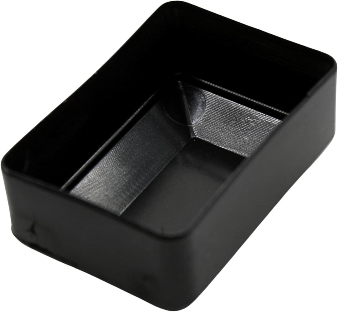 DOJA Barcelona Zaunpfosten Kappen Für Effektiven Schutz - Pack 12-80x60: Schwarz - Pfostenkappen Mit