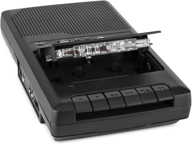 auna RQ-132 - Kassettenrekorder, Tonbandgerät, Diktiergerät, Tape Recorder, verbauter Lautsprecher,