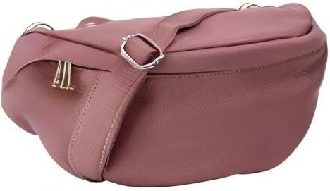 SH Leder ® echt Leder Hüfttasche Damen Herren Unisex Gürteltasche für Festival Reise Bauchtasche mit