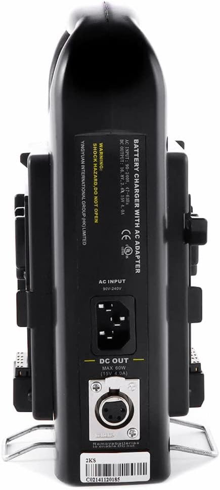 Fomito Dual V-Mount Ladegerät für Alle 14.4V / 14.8V BP Batterien