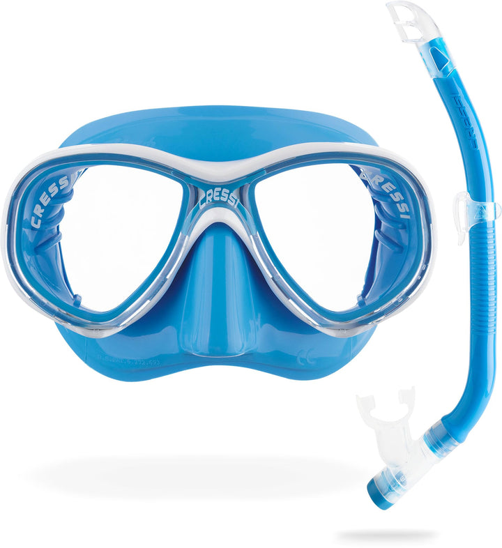 Cressi Marea Jr - Maske oder Maske Marea Jr + Schnorchel Top zum Tauchen und Schnorcheln, Einheitsgr
