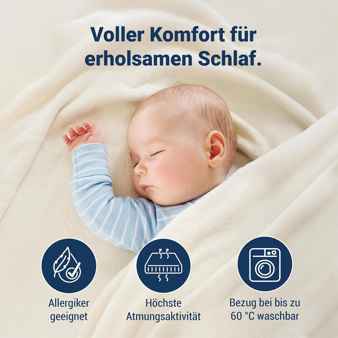 Betten-ABC OrthoMatra Junior-Duo -Das Original-Kindermatratze mit Rundum-Trittkante, Baby- und Klein