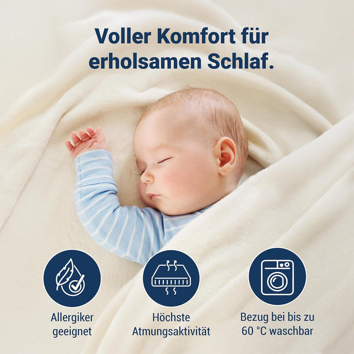 Betten-ABC OrthoMatra Junior-Duo -Das Original-Kindermatratze mit Rundum-Trittkante, Baby- und Klein