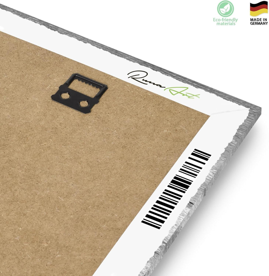 Runa Art Wandbilder Kaffee Küche Bild XXL Esszimmer Küchenbilder Grau Beige Kaffeetasse Holz 120 x 8