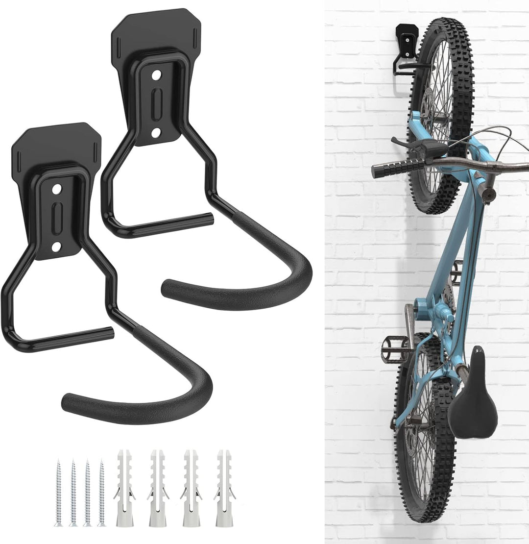 Housolution Fahrradhalterung, 2 Stück Fahrrad Wandhalterung L Förmig Fahrradaufhängung Platzsparend