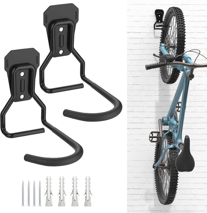 Housolution Fahrradhalterung, 2 Stück Fahrrad Wandhalterung L Förmig Fahrradaufhängung Platzsparend
