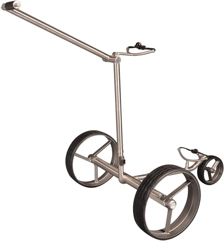 Parccurate Kolibri Edelstahl Lithium Elektrotrolley Golfcaddy, mit Falt-/Zerlege-Design, Basismodell