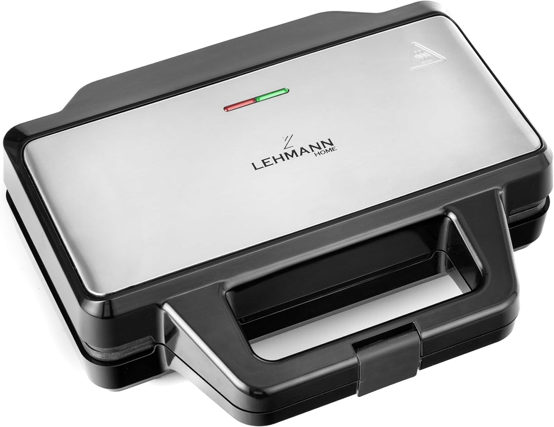 LEHMANN Sandwichmaker XXL - Extra grosse Sandwich-Platten - Sandwichtoaster XXL für 2 Muschelform-Sa