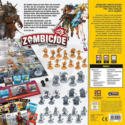 CMON | Zombicide 2. Edition | Grundspiel | Kennerspiel | Dungeon Crawler | 1-6 Spieler | Ab 12+ Jahr