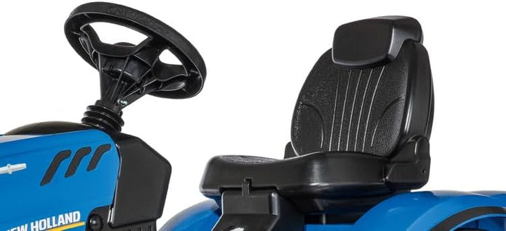 Rolly Toys 601295 - New Holland, Traktor Farmtrac Anhängerkupplung vorne und hinten, geeignet für Ki