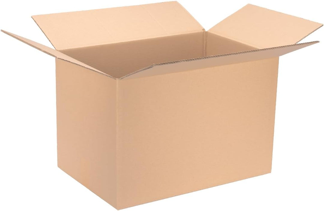 25 Faltkartons 600x400x400mm braun KK 107 2 wellig rechteckige Versandkartons | DHL 5 Kg Paket | DPD