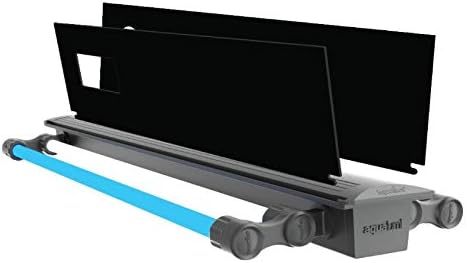 iQuatics Universal Ersatzklappen Set mit Skimmer/Feeder Loch, Rio 180 kompatibel Schwarze ABS-Pinndi