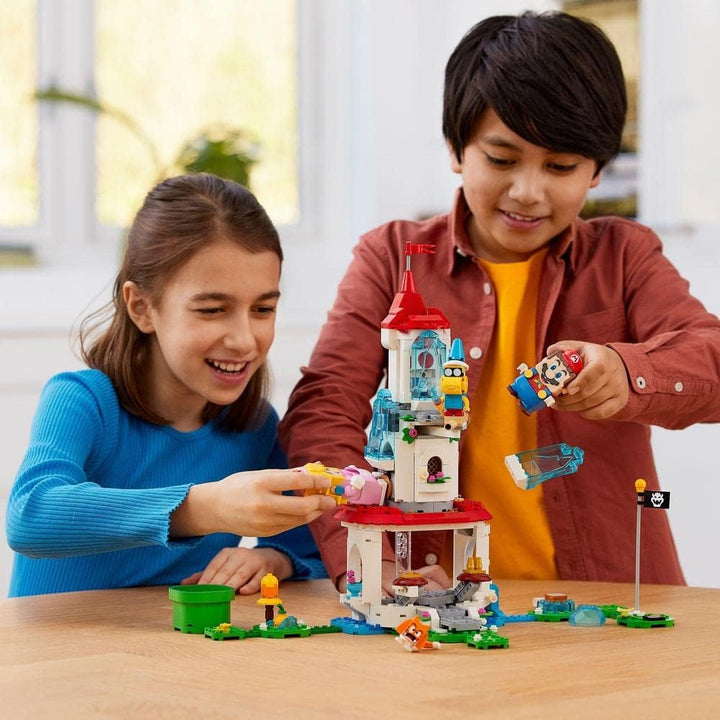Lego 71407 Super Mario Katzen-Peach-Anzug und Eisturm – Erweiterungsset, baubares Spielzeug zum komb