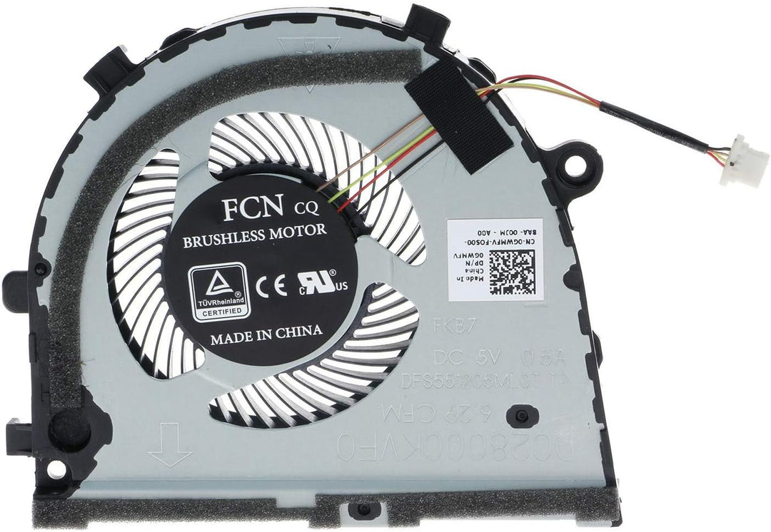 Ersatz-CPU-Lüfter für Dell G3-3579 G3-3779 G5-5587 Gaming 0GWMFV 0TJHF2