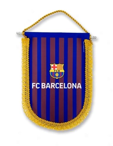 Grosser Wimpel FC Barcelona Nr. 2 - Lizenzprodukt - Masse 22 x 16 cm - 100 % Aclilico