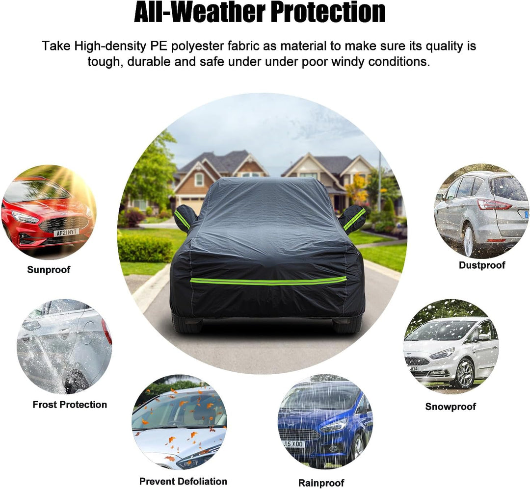 Auto Abdeckun für Ford S-MAX 2006-2023 Oxford Baumwolle Wasserdicht für Regen Sonne Staub Schutz Aut