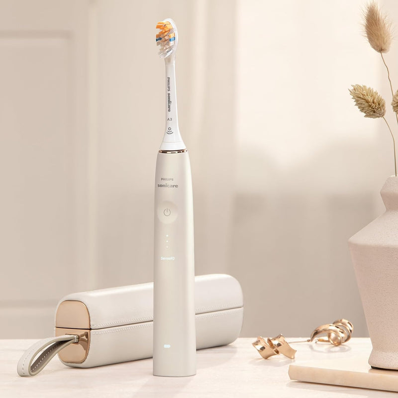 Philips Sonicare DiamondClean Prestige 9900 – Elektrische Schallzahnbürste mit 1x A3 Premium-All-in-