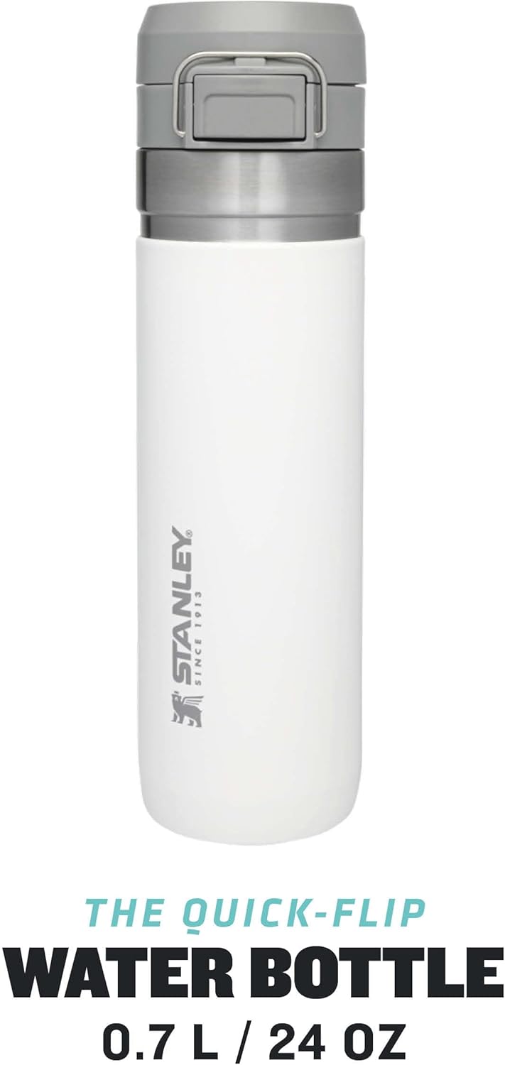 Stanley Quick Flip Trinkflasche Edelstahl - Hält 7+ Stunden Kalt - Wasserflasche BPA-Frei - Spülmasc