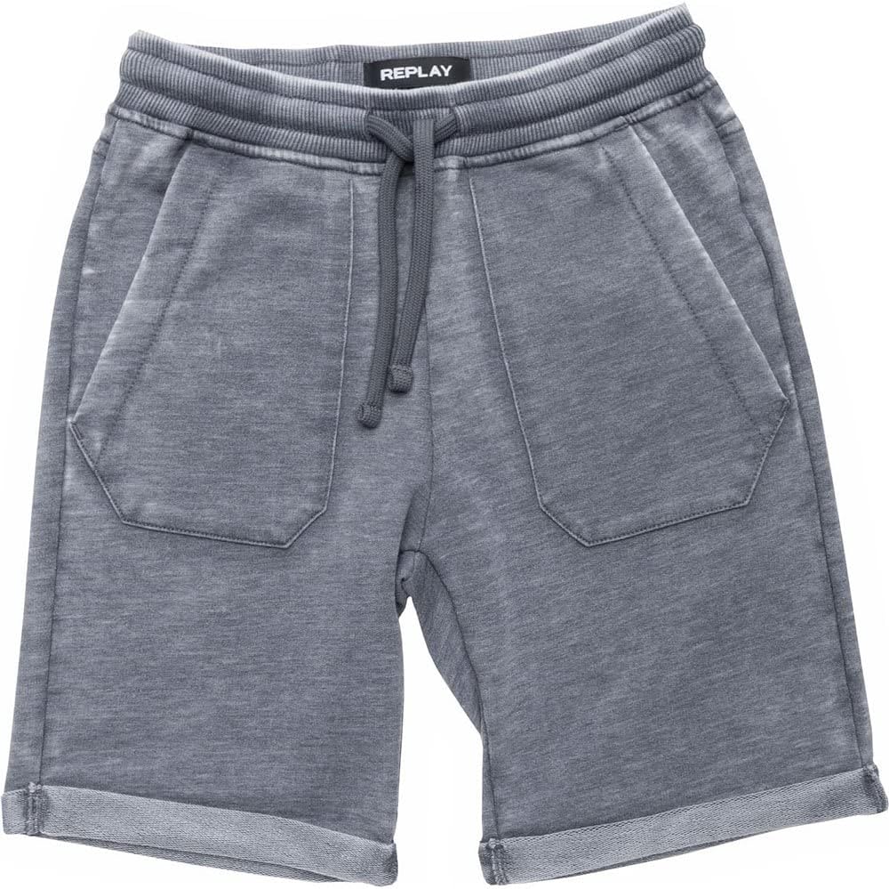 REPLAY Jungen Lässige Shorts 4 Jahre 891 Steel Gray, 4 Jahre 891 Steel Gray