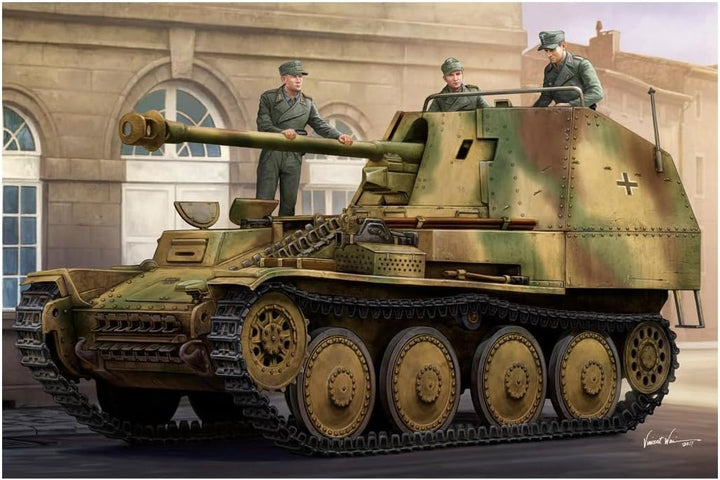 Hobby Boss 080168 Mord Jagdpanzer Sd.Kfz.138 1/35 Marder III AUSF. M, Sd.Kfz. 138, Spät, Geformte Fa