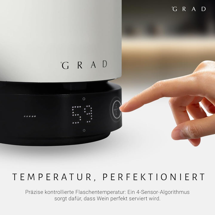 Grad - No.1 Cooler - Weiss - Isoliertes Design hält Getränke stundenlang kalt - Perfekt als Wein Ges