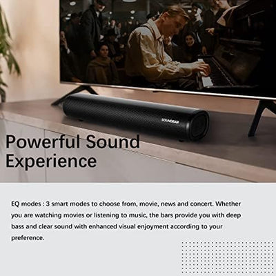 Soundbar für TV-Geräte Computer PC Gaming Lautsprecher mit Fernbedienung, 2.0Kanal 3 Equalizer 30W 2