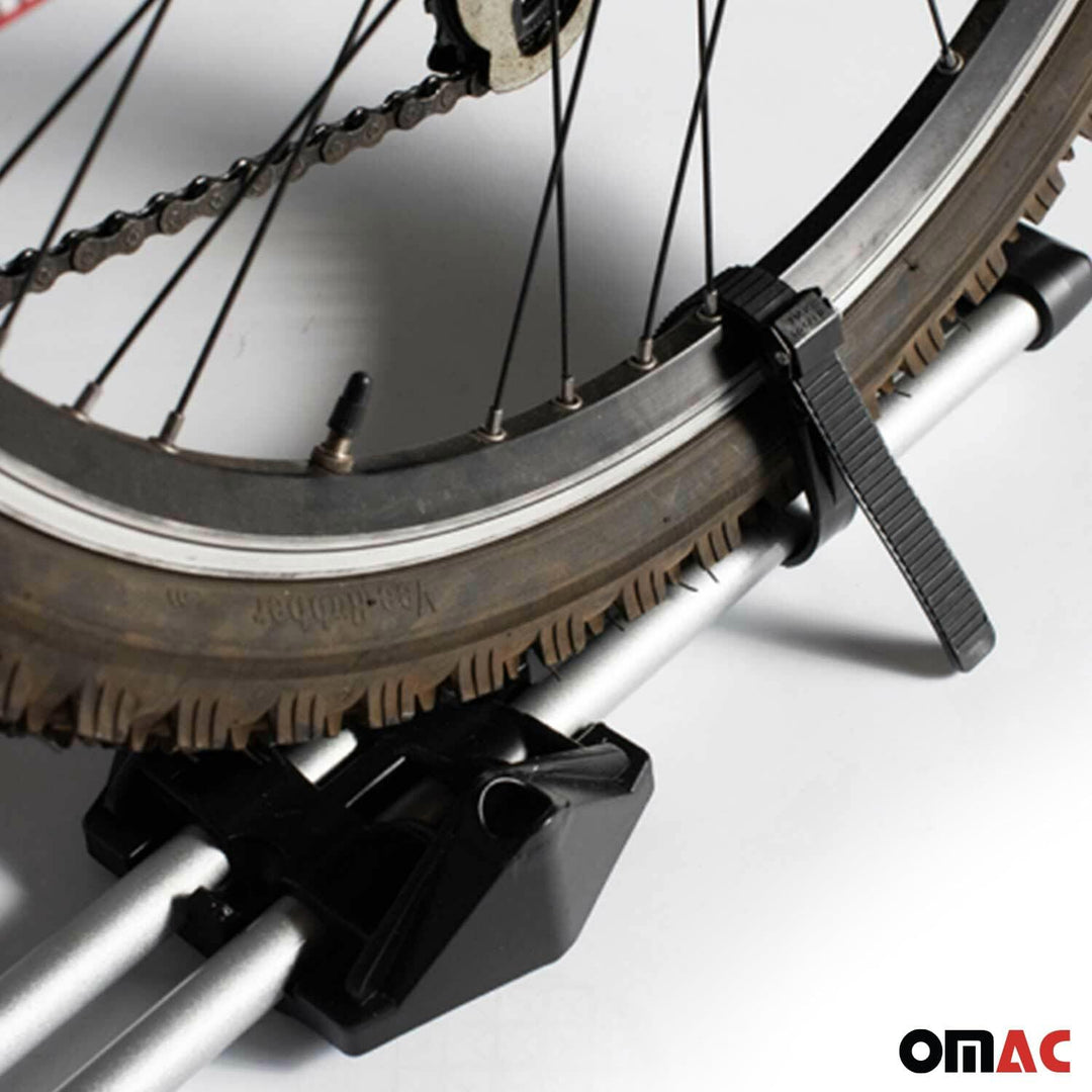OMAC Fahrradträger M-Style Dachfahrradträger kompatibel mit Fahrräder bis 25 kg TÜV Stahl